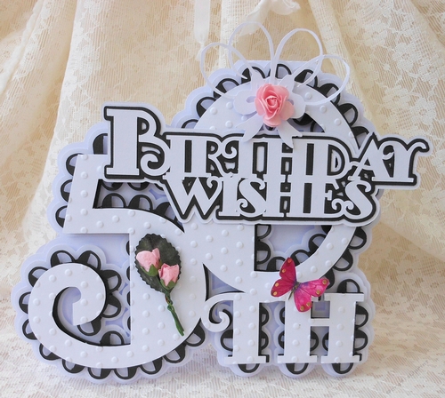 Layered 50th Card & Topper Set, All formats