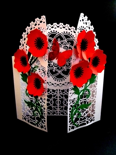 Poppy Door Card, All formats