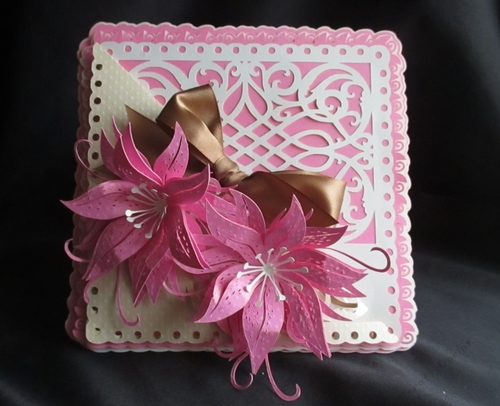 Rolled Lily Card, All formats 