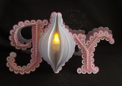 Tea-Light Joy Luminaire Card TF01147, All formats