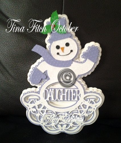 Daughter Snowman Card, All formats