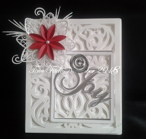 Joy Poinsettia Card, All formats