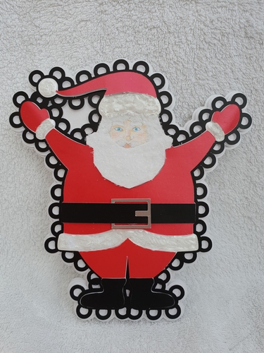Santa Layered Card. TF0129 . All formats