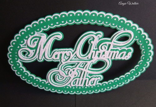 Merry Christmas Father Topper, All formats