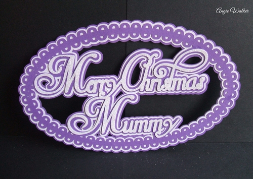 Merry Christmas Mummy Topper, All formats