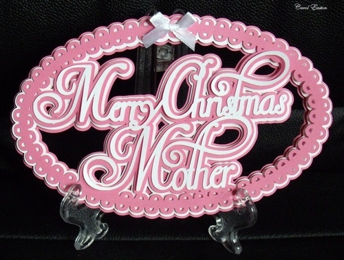 Merry Christmas Mother Topper All formats