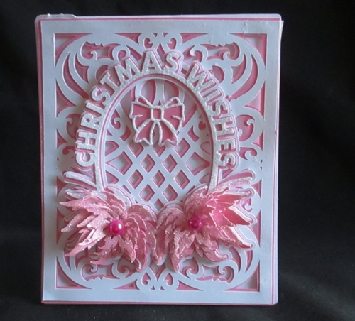 Poinsettia Front card TF0141, All formats