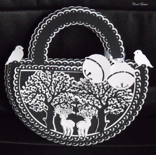 Winter/christmas Themed Handbag Card, All formats