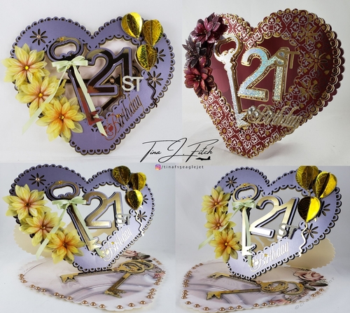 21st Heart Card TF0229 ALL FORMATS