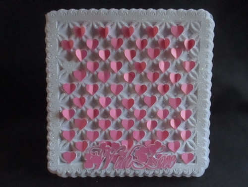 Floating Heart Lattice Card, All formats