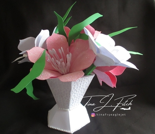 Lily Vase & Holder TF0096,All formats