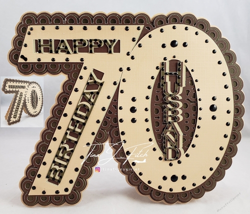 70th Husband Card TF0243, ALl formats