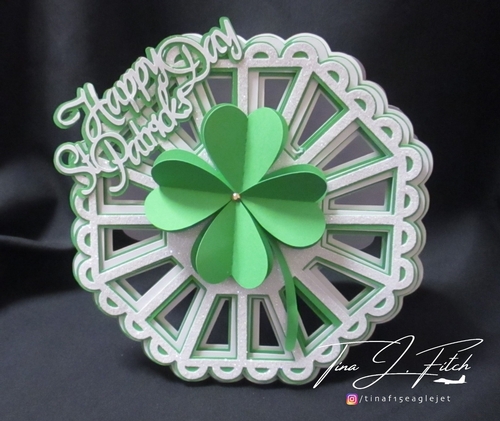 Shamrock Burst Card TF0045, All formats
