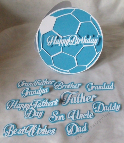 Football & Sentiments Card All formats