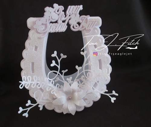 Flowery Horseshoe Card TF0105, All formats
