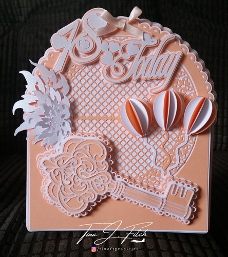 18th Key Balloon Card, All formats