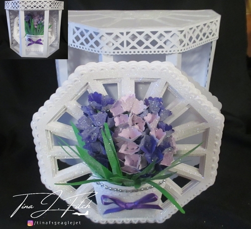 3D Hyacinth Bouquet Card & Box, All formats