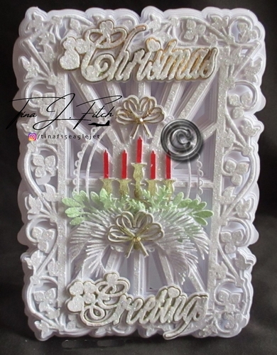 Christmas Burst Card 1 , All file formats