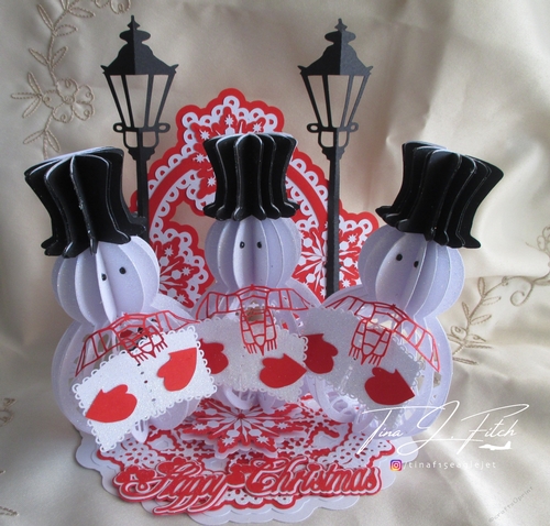 3D Tea Light Singing Snowman Easel & Box, All formats