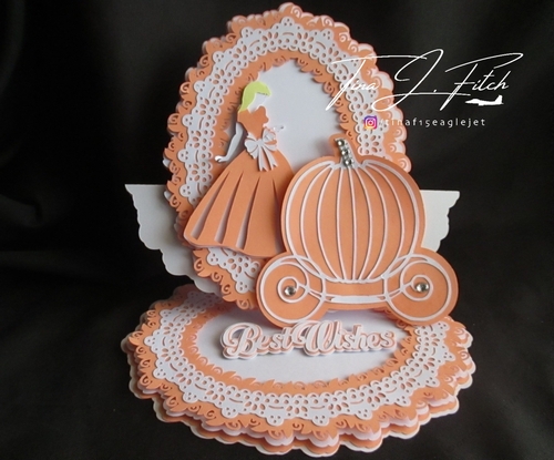 Best Wishes Carriage Easel Card, All formats