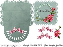 Green Special Friend Easel Card