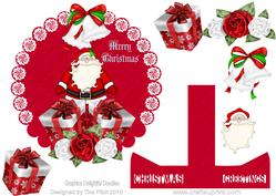 Santa Round & Stand