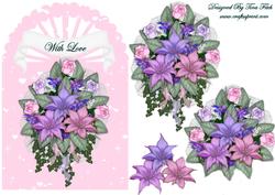 Flower Basket Card Front