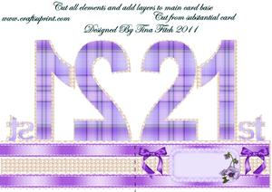 21st Layered Card Kit