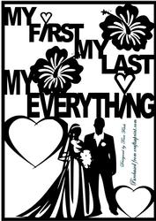 Paper Magic Frame. My First My Last