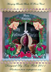 Christmas Bauble Back to Front Card Kit.