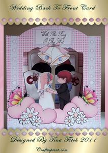 Wedding Back to Front Card Kit.