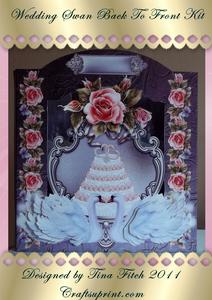 Wedding Swan Back to Front Card Kit