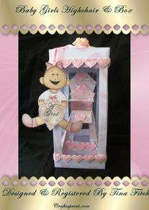 Pink Girls Highchair & Box