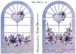 Purple Quick Card Front Duo