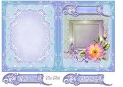 Blue Hues Frame Card