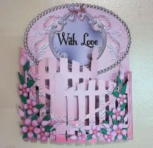 Pink Gate Wrap Card