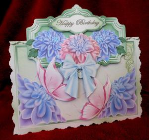Dahlia Overlapper Card Kit
