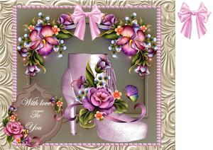 Pink Floral Boot Kit