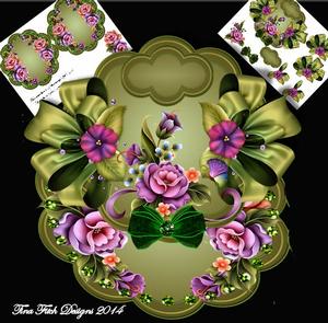 Flower Layered Easel Card