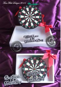 3D Dartboard & darts & Box