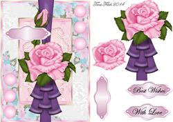 Pink Rose Card Front