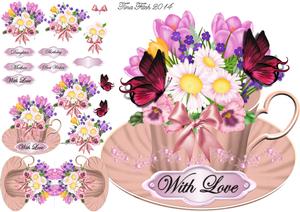 Pink Cup of Love Mini Kit