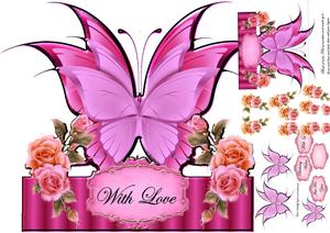 Butterfly Layered Card Mini Kit 5