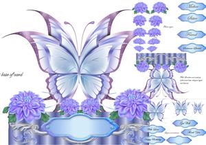 Butterfly Layered Card Mini Kit 6