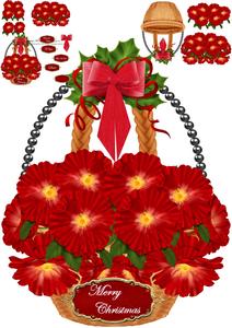 Christmas Rose Hanging Basket Kit