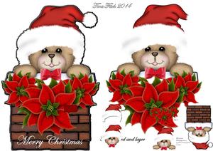 Christmas Teddy Card Mini Kit