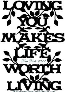 Paper Magic Frame Loving You