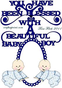 Paper Magic Frame Baby Boy