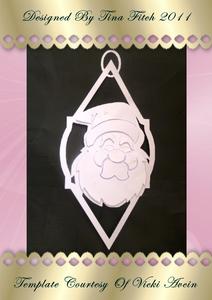 Christmas Bauble Layered Santa