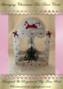 Swinging Christmas Tree Card